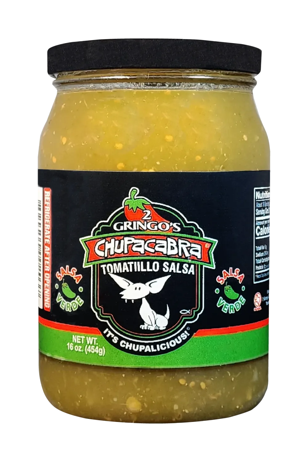 2 Gringos Chupacabra Tomatillo Salsa