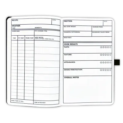 HardCore Carnivore Pitmaster Log Book