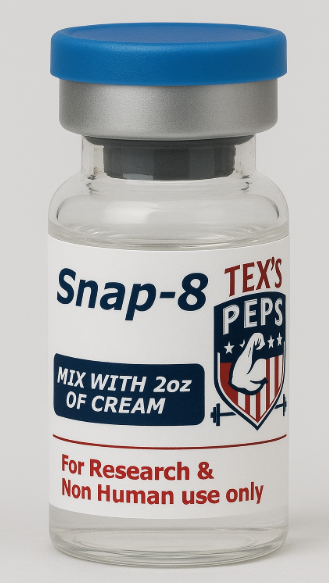 SNAP-8 10mg Peptide - W/ Cream