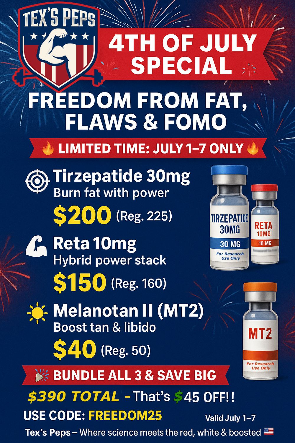 FREEDOM PROMO FROM FAT, FLAWS &amp; FOMO