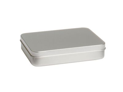 Rechthoekig blik zilver