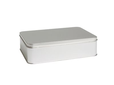 Rechthoekig blik zilver