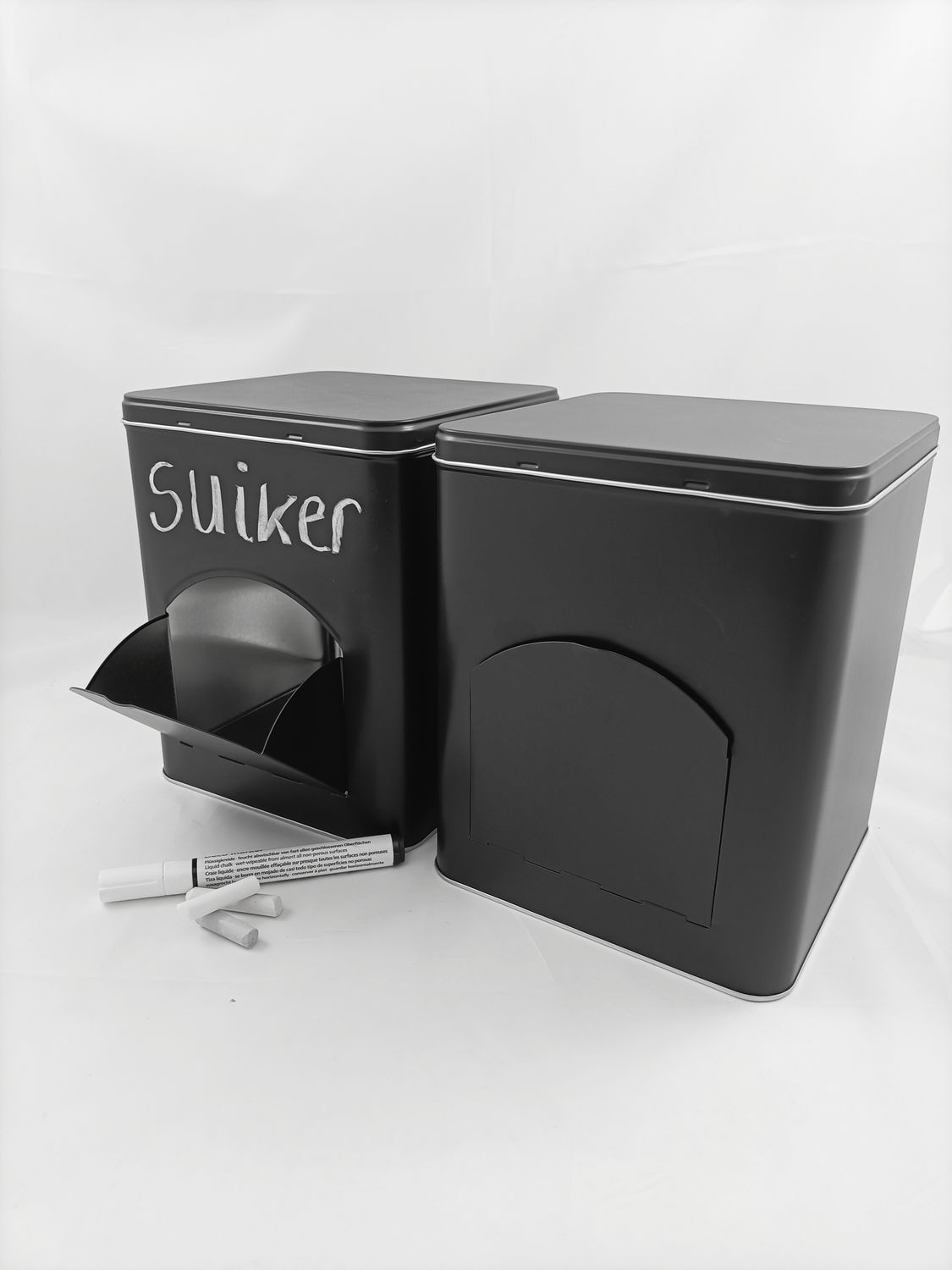 Dispenserblik matzwart