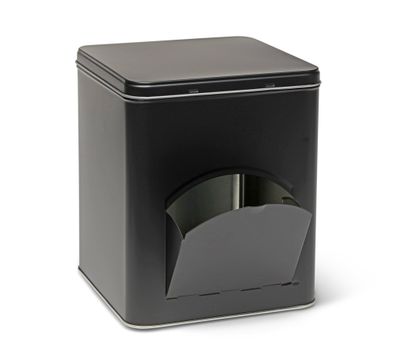 Dispenserblik matzwart Dispenserblik matzwart