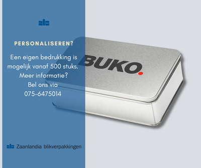 Rechthoekig blik zilver