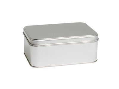 Rechthoekig blik zilver
