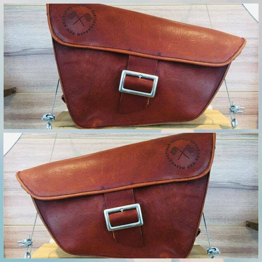 cafe racer saddle bag
