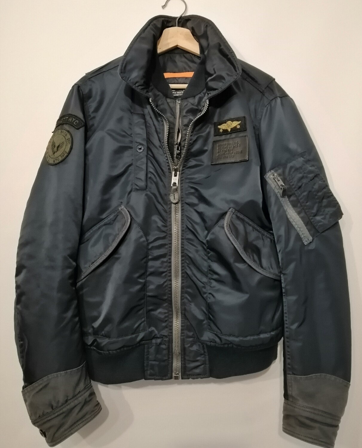 90s style bomber jacket
