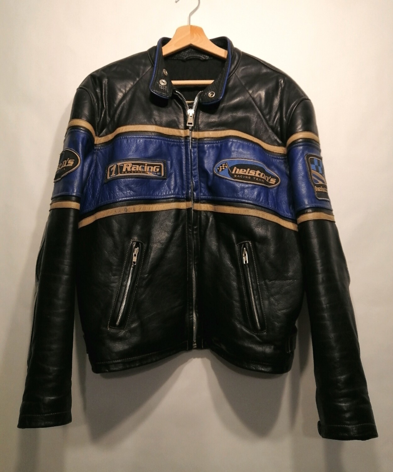 SECOND HAND Vintage 90's Original Helston's Leather Jacket 