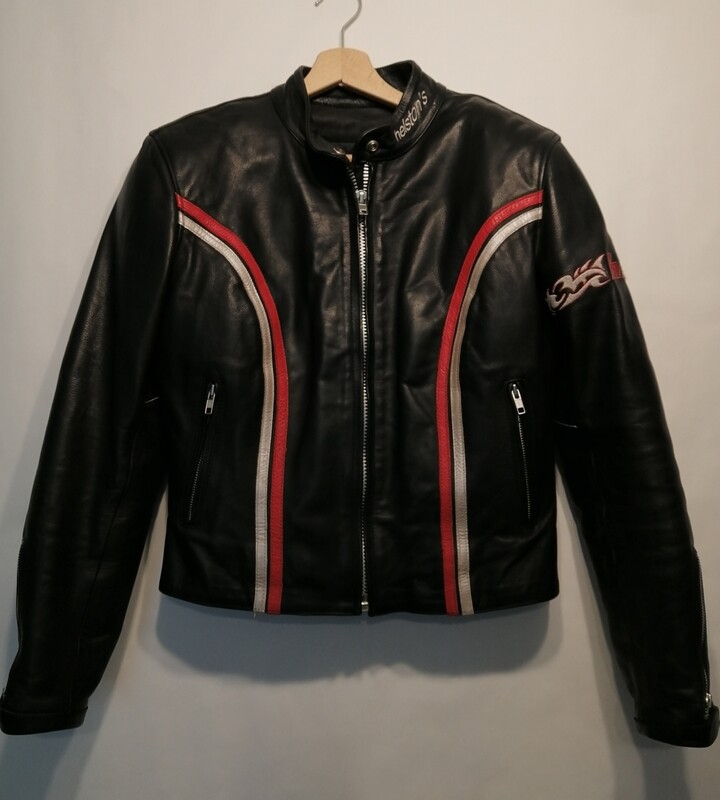 Second Hand Helston&#39;s motorcycle cowhide jacket with vest + protections size L for women