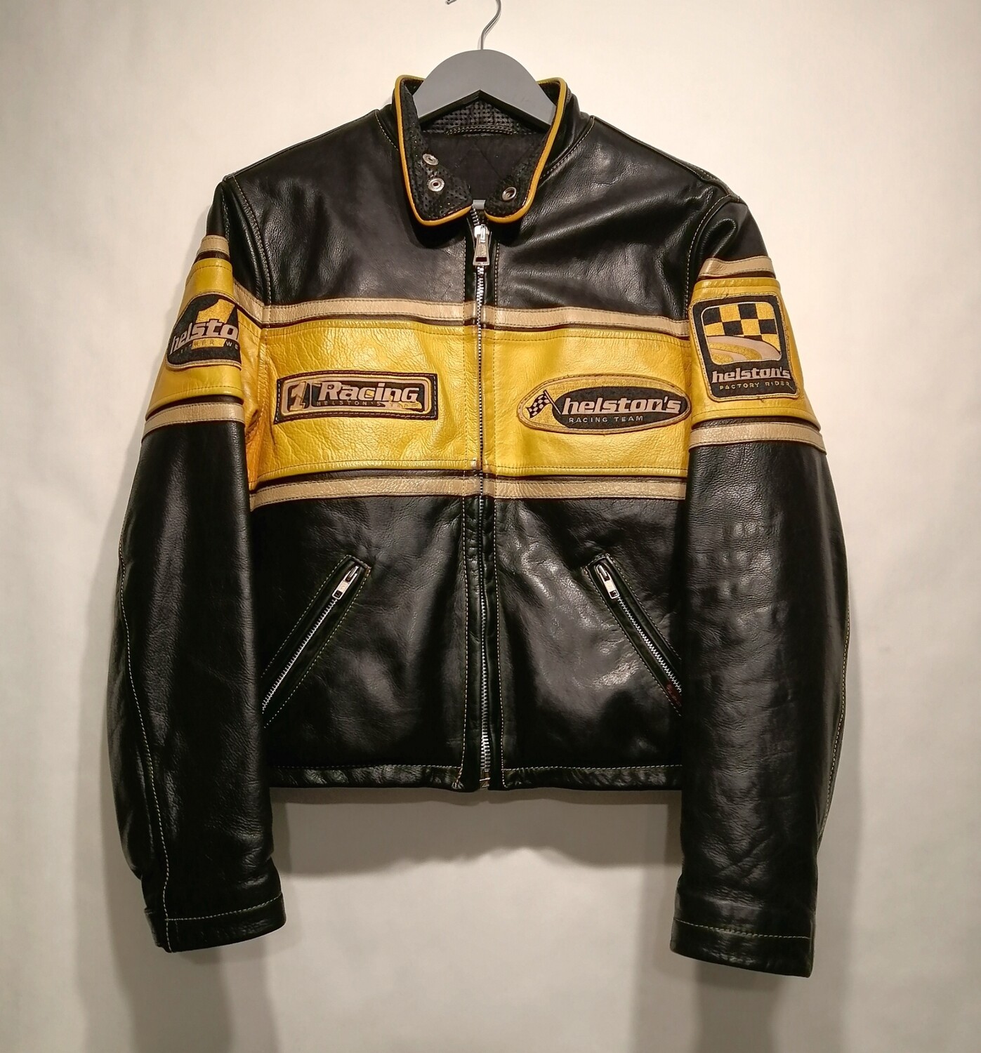 SECOND HAND Helston's vintage motorcycle jacket from the 90s size Large for  women