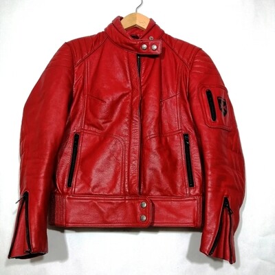 SECOND HAND Harro vintage leather biker jacket made in Germany women's size S