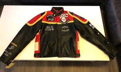 SECOND HAND Biker style jacket replica movie "Harley Davidson & Marlboro Man" size XS for women