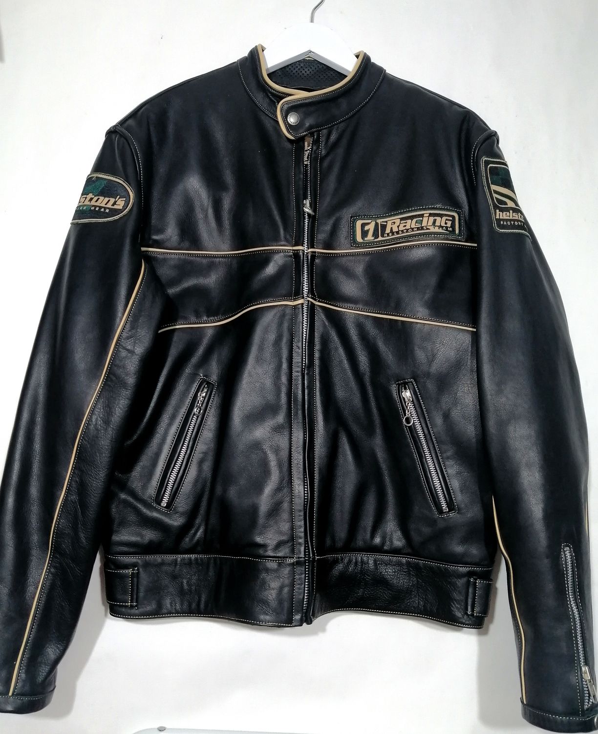 Second Hand Magnificent Helston's Cafe Racer style jacket size XL/L
