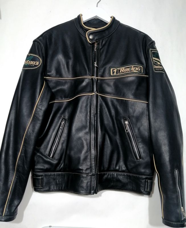 Second Hand Magnificent Helston&#39;s Cafe Racer style jacket size XL/L