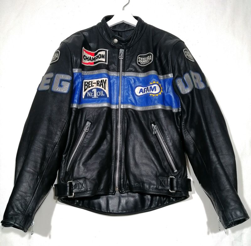 SECOND HAND SEGURA 70 vintage Racing style motorcycle jacket size M for men
