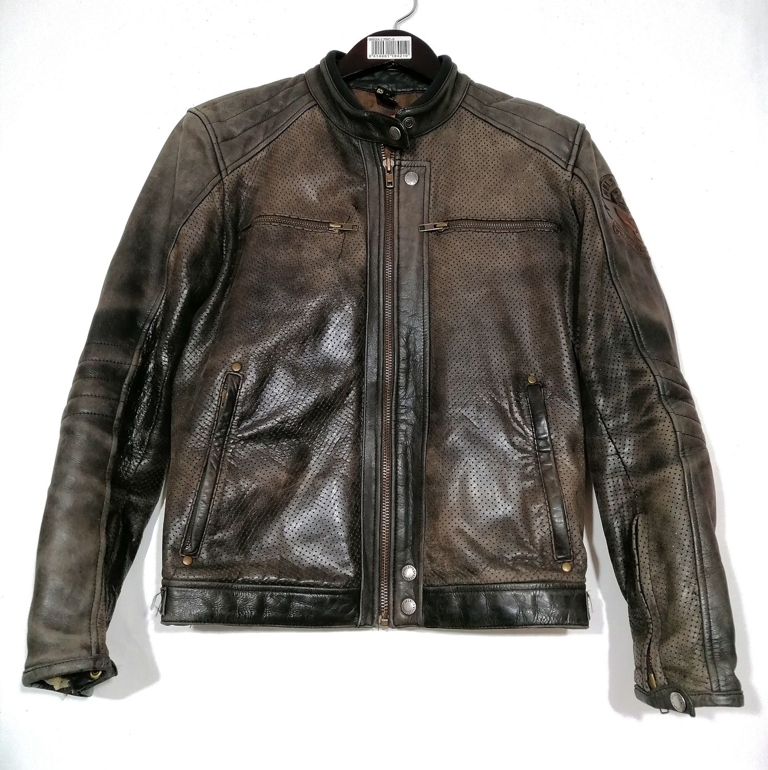 SECOND HAND Helston&#39;s vintage style biker jacket size M for women