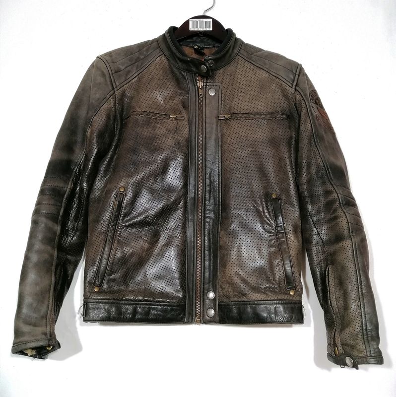 SECOND HAND Helston&#39;s vintage style biker jacket size M for women