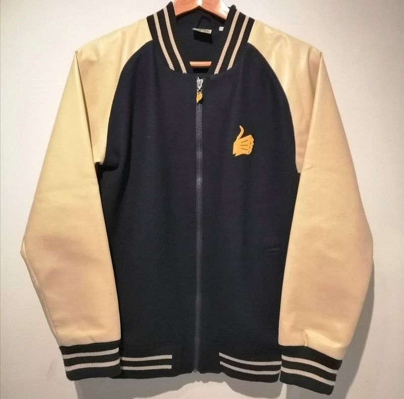 VINTAGE AREA Second-hand men&#39;s retro urban jacket from the 90s size L original Bultaco Cafe Racer style   