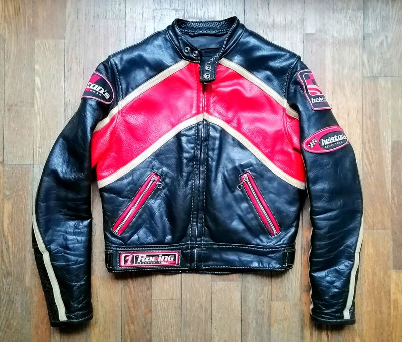 SECOND HAND Helston's Vintage 90s Women's Motorcycle Jacket Size Medium