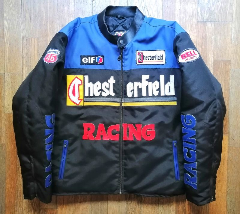 SECOND HAND Like New beautiful urban Racing style motorcycle jacket size XL for men