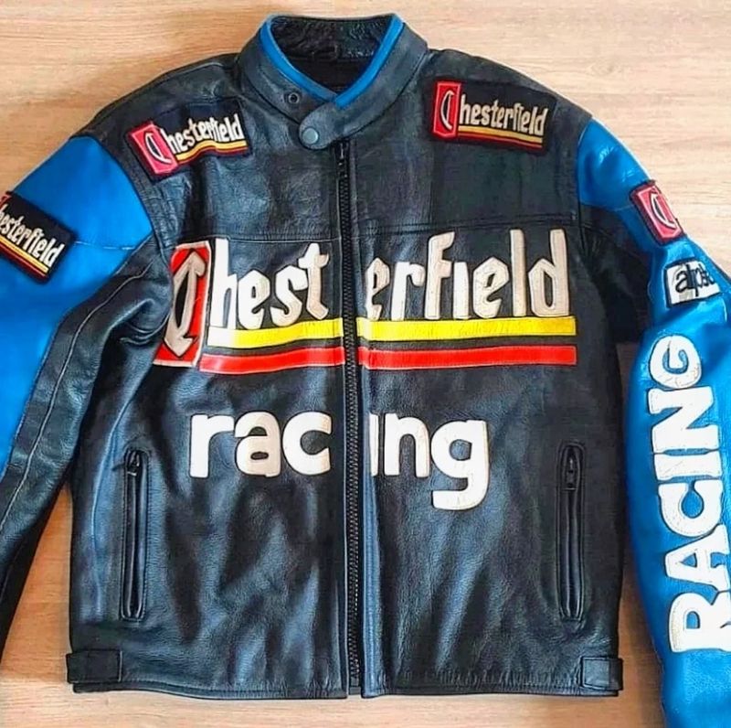 SECOND HAND Amazing vintage 90s collection jacket Chesterfield edition blue design men&#39;s size M
