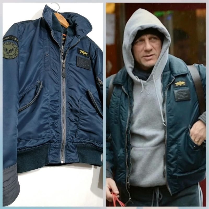 SECOND HAND Mythical Schott Flight bomber jacket from the 90s size X-Large for Man Vintage Style
