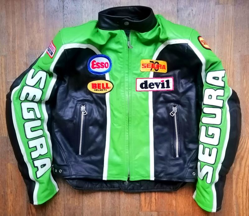SECOND HAND Segura 70 Racing-style motorcycle jacket with protection pads size M for men