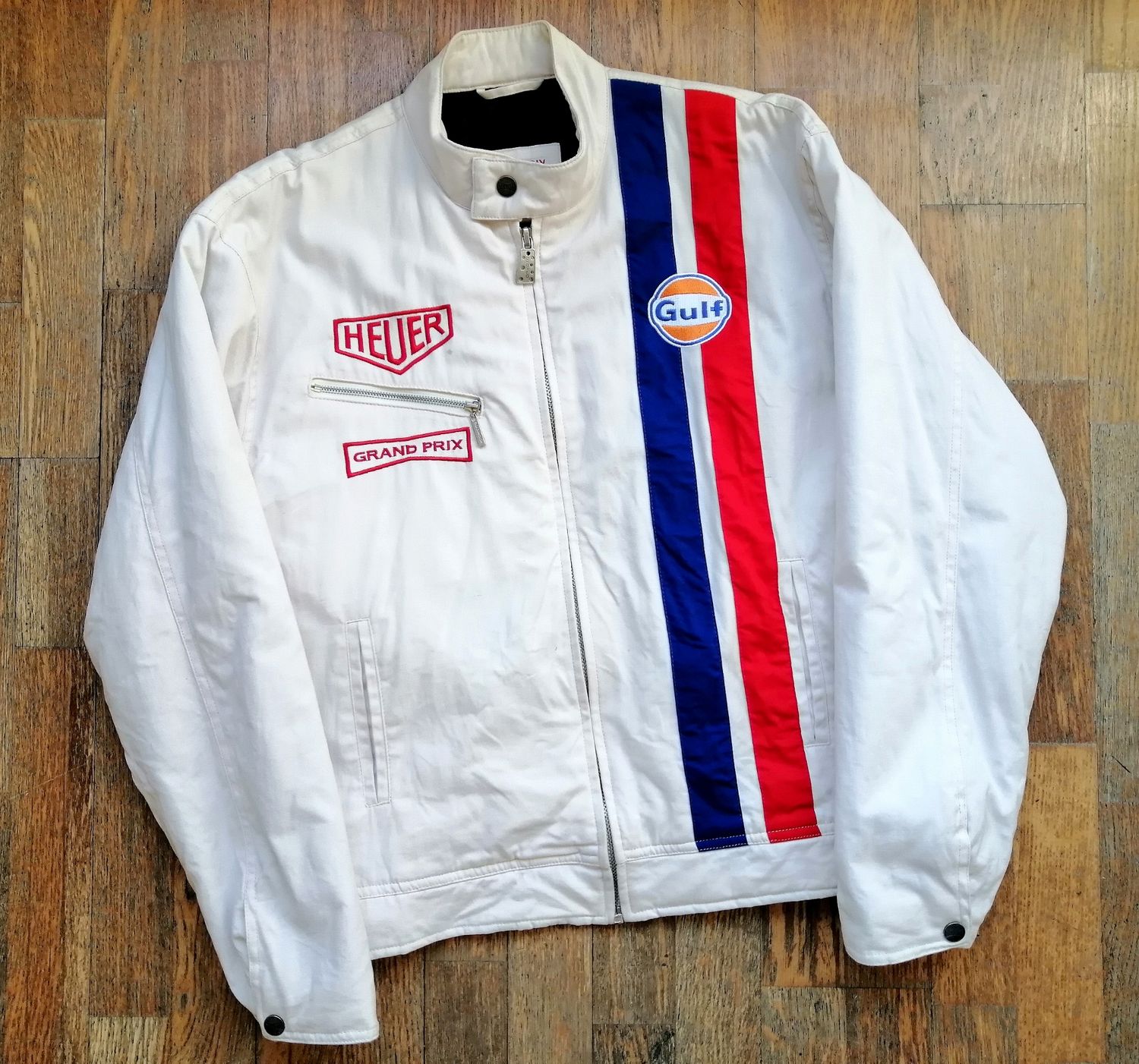 SECOND HAND Mythical Gulf jacket tribute to Steve McQueen in the 24 hours of Le Mans Size XL Men's    