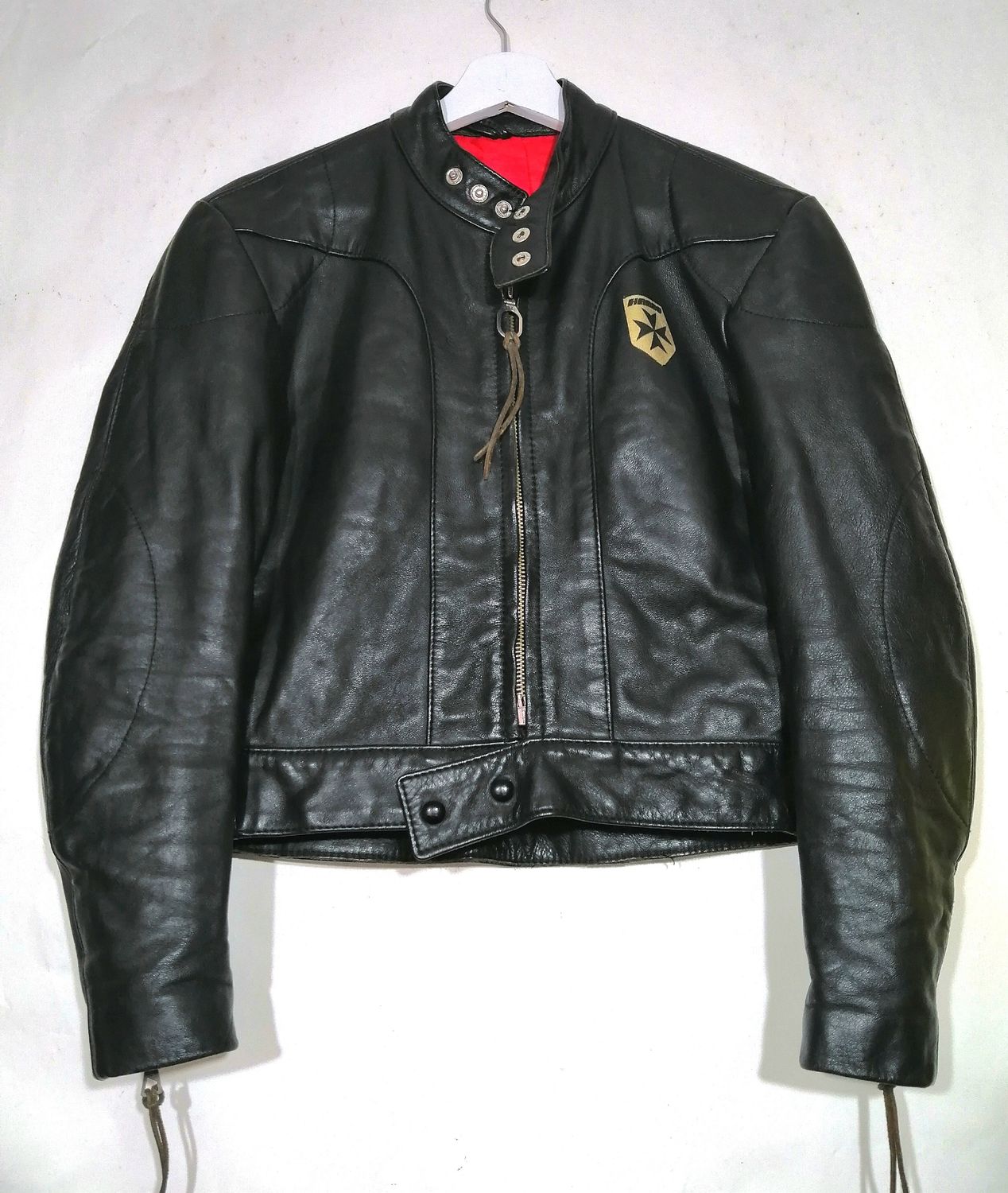 SECOND HAND Fabulous vintage Harro motorcycle jacket from the 80s women's size S/M