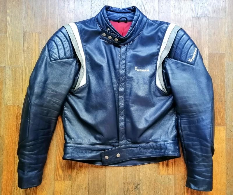 SECOND HAND Fabulous vintage Harro motorcycle jacket from the 80s women's size L
