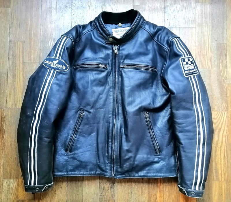 Second hand Kawasaki Team Edition 90's Racing leather jacket men's size XXL