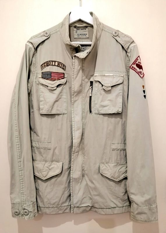 SECOND HAND Great Schott urban jacket military style size Medium men's
