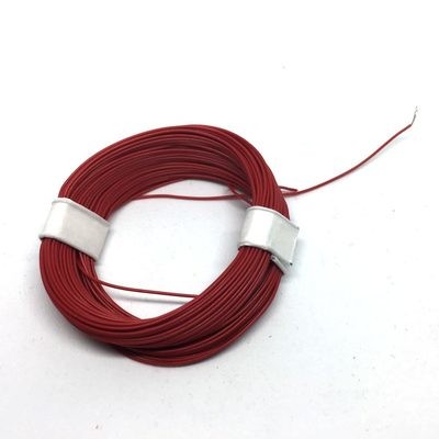 Ultra thin wire Red - 0,008 mm2, 10 mtr