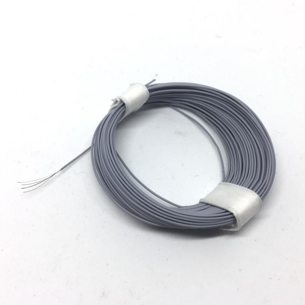 Ultra thin wire Grey - 0,008 mm2, 10 mtr