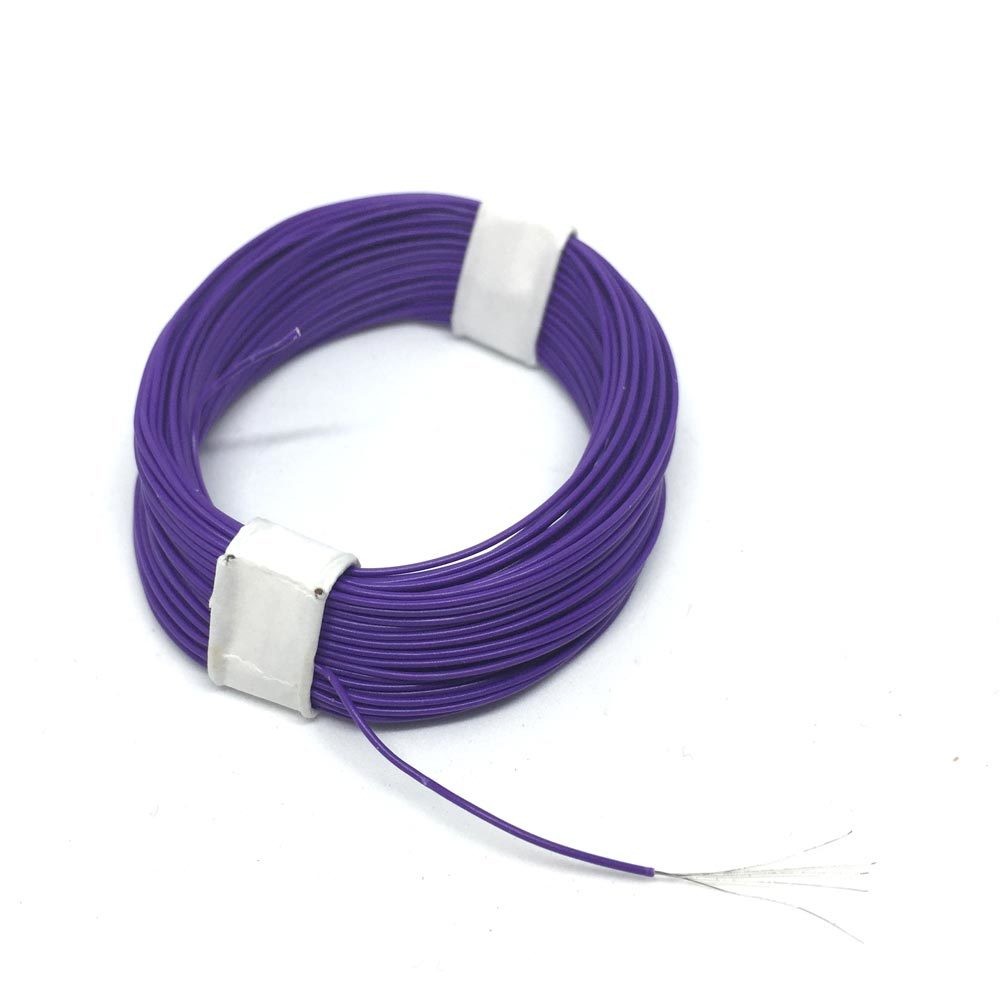 Ultra thin wire Purple - 0,008 mm2, 10 mtr