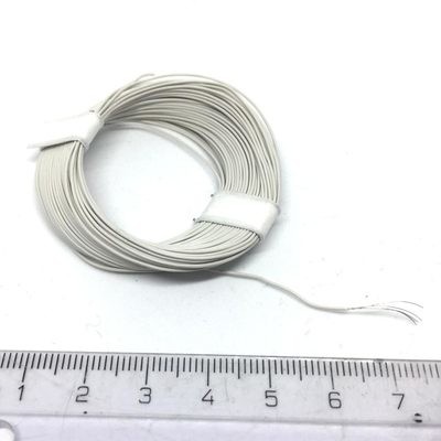 Ultra thin wire White - 0,008 mm2, 10 mtr