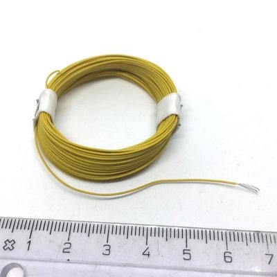 Ultra thin wire Yellow - 0,008 mm2, 10 mtr
