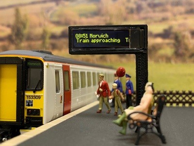 Smart Screen Train-Tech - interactive animated mini display