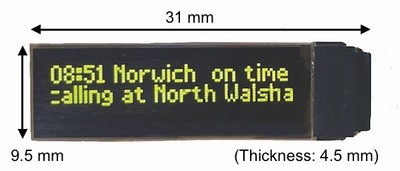 Smart Screen Train-Tech - interactive animated mini display