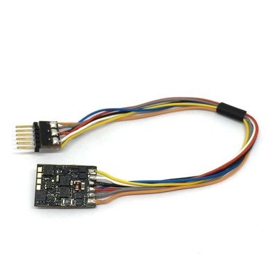 DCC decoder Train-O-Matic Micro 7 wires + 6 pin NEM 651 (WP6)