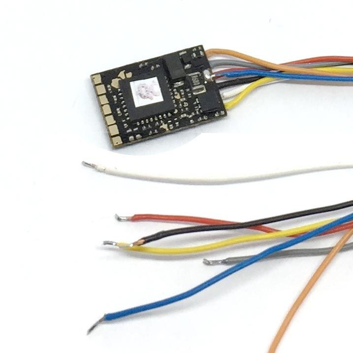 DCC decoder Train-O-Matic Micro with 7 wires (W)