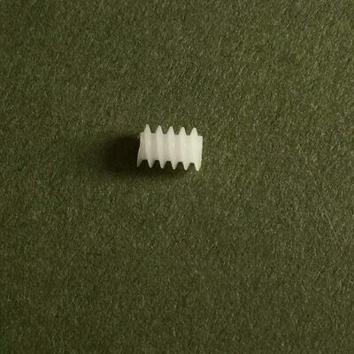 Worm M0.3 for 1mm shaft (standard)