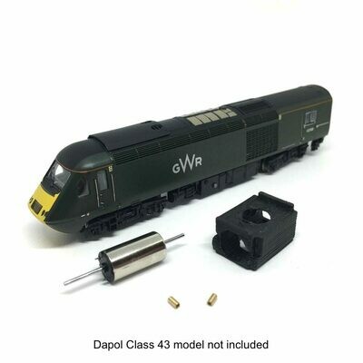 Dapol Class 43 (N gauge) 12V Coreless Motor upgrade (6 Pin)