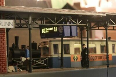 Station screen displays