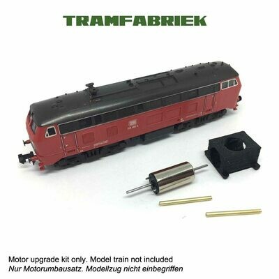 Fleischmann DB BR 218 12V Glockenanker Motor Umbau art 7235 usw