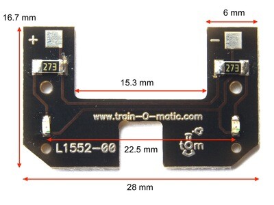 Coach red lights LED. Shape: Short U - tOm Shine FDT 02