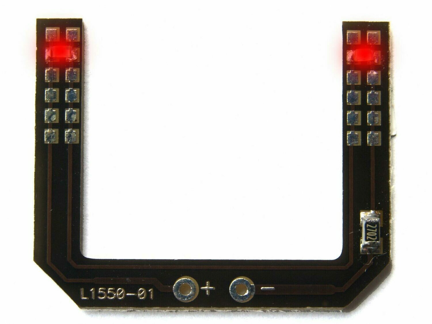 Coach red lights LED. Shape: Long U - tOm Shine FDT 01