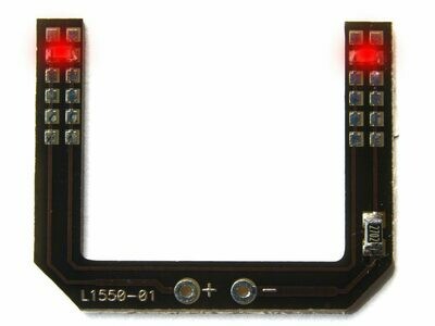 Coach red lights LED. Shape: Long U - tOm Shine FDT 01