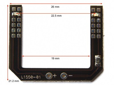 Coach red lights LED. Shape: Long U - tOm Shine FDT 01